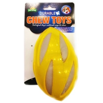 durable CHEW TOYS FOR DOG Yellow /Gray