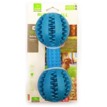 nunbell Rubber Ball For DOG Blue