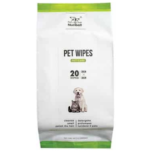 nunbell pet wipes 20wipes