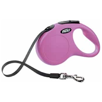 Flexi New Classic Tape S Pink 15Kg - 5 M