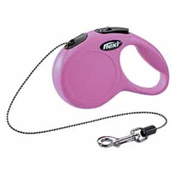 Flexi New Classic Cord XS Pink 8Kg - 3 M