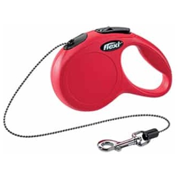 Flexi New Classic Cord XS Red 8Kg - 3 M