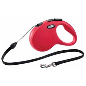 Flexi New Classic Cord S Red 12Kg - 5 M