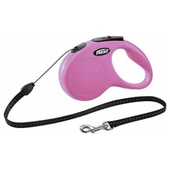Flexi New Classic Cord S Pink 12Kg - 5 M