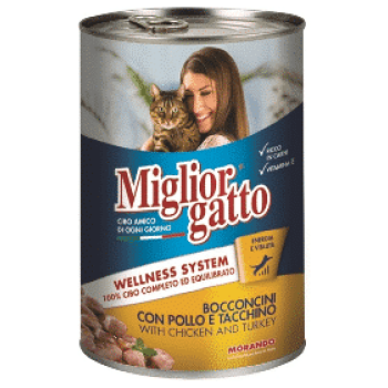 Miglior Cat Chicken & Turkey Chunk - 405 GM