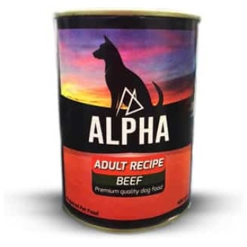 Alpha adult Beef dog 400gm