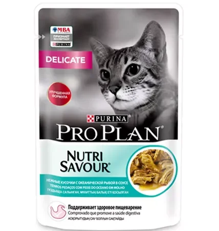 PURINA Pro Plan Nutri Savour Delicate Cat Food 85g