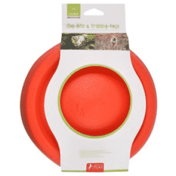 Nunbell Orange Disc Shaped Dog Chew Toy