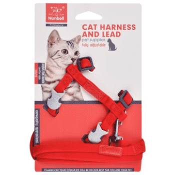 Nunbell Light Blue Cat Harness with Leash