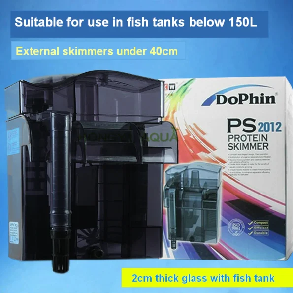 High Quality Marine Aquarium Hanging Protein Skimmer 500L h For Less Than 200L Fish Tank Compact