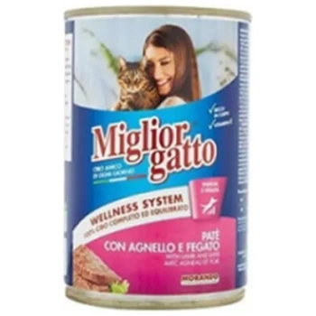 Miglior Gatto Lamb & Liver 400g