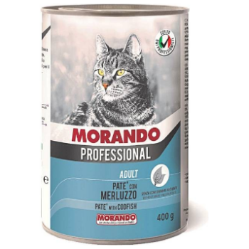 Morando Cat pate CODFISH 400g