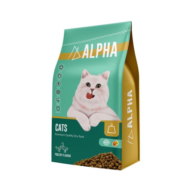 6971 ALPHA Adult Cats Dry Food 1 Kg