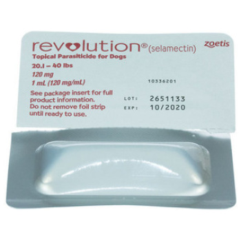Revolution Revolution Topical Solution for Dog  1 Pipette 20 - 40 LB
