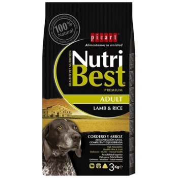 Picart NutriBest Adult Lamb & Rice - 3 KG