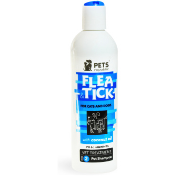 Pets Republic FLEA & Tick Shampoo with Coconut oil - 500 ml