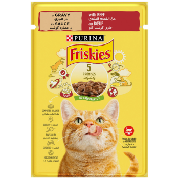 Friskies Beef pouch - 85 GM