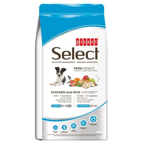 picart select dog mini adult 3 kg