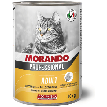 Morando Proffesional Chicken & Turkey cat - 400 GM