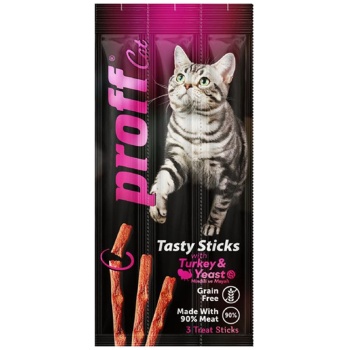 Proff Tasty Sticks Turkey Cat Stick 3x5gr