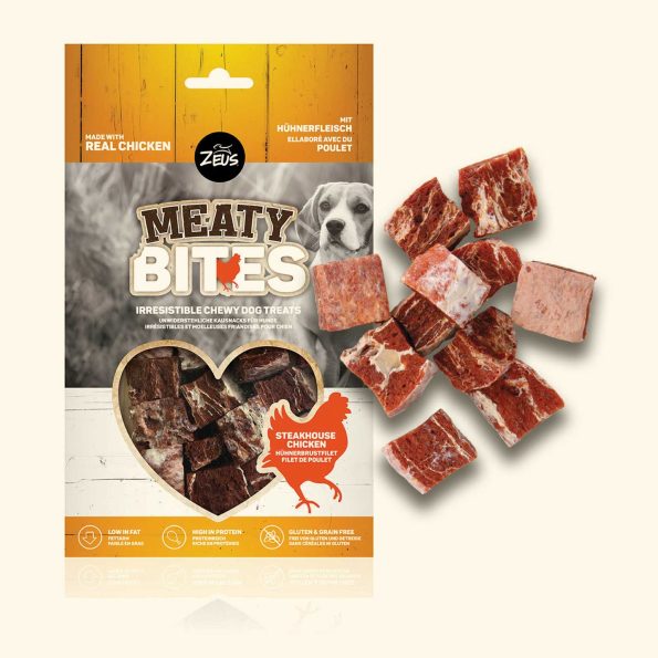 Meaty Bites steakhouse chicken mobile packaging