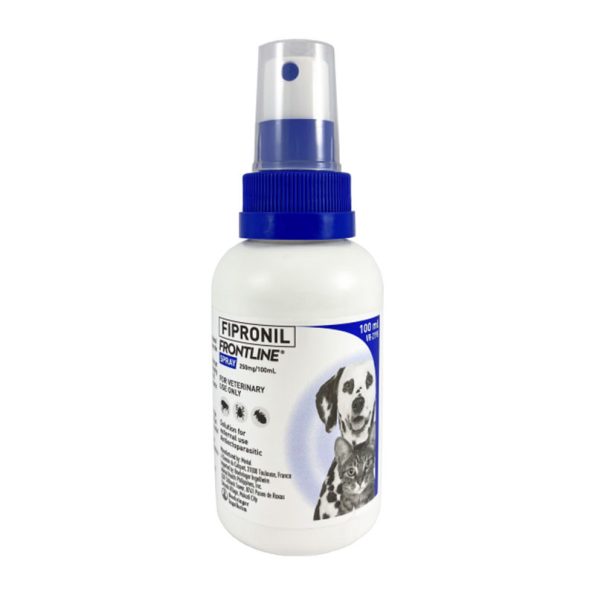 fipronil frontline flea tick treatment 100ml dogcat spray