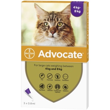 Advocate Spot On 0.8ML Over 4 Kg - 1 pipette