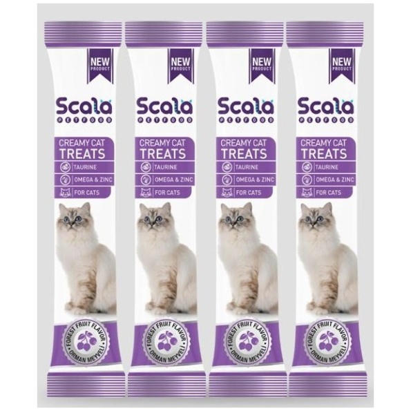 scala kedi odul kremasi orman meyveli tekli