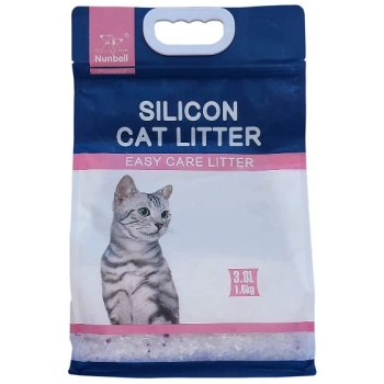 Nunbell Silicon Cat Litter crystal litter 3.8 kg ( Baby powder )