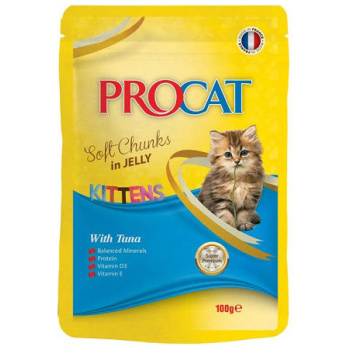 Procat Pouch Kitten Tuna 100 GM