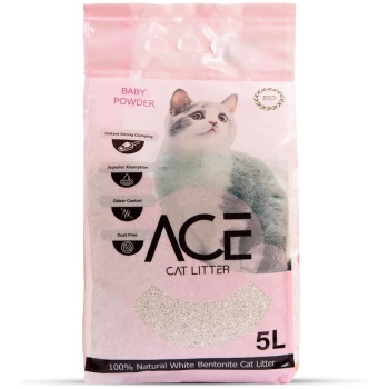 ACE Cat Litter Natural baby powder 5 L