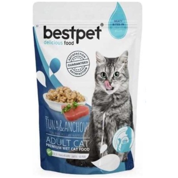Bestpet tuna & anshoga pouch 85 g
