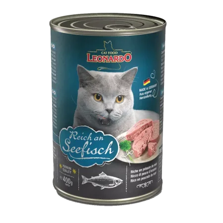 LEONARDO Wet Food for Adult Cats ( Rich in Ocean Fish ) 400 gm