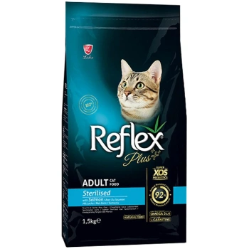 Reflex Plus Dry Food with Salmon for Sterilised Adult 1.5 kg