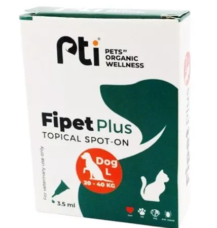 fipet plus topical spot-on dog 20-40