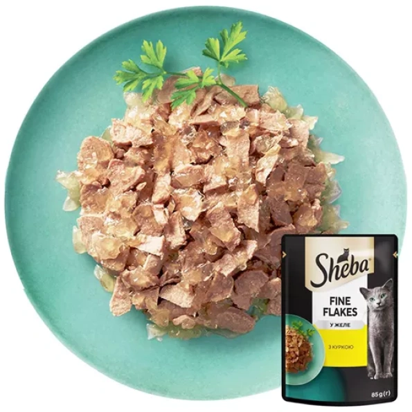 Sheba Fine Adult Pouches Mixed Fish in Jelly 85g