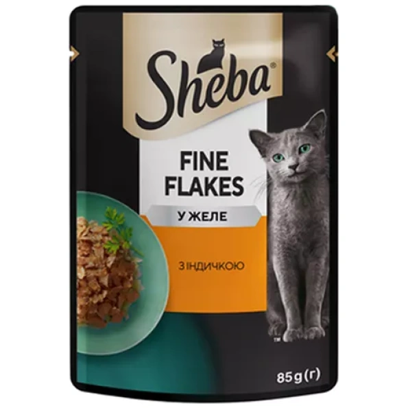 Sheba Fine Adult Pouches Mixed Fish in Jelly 85g