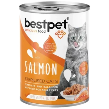 Bestpet Cat GOURMET Sterilised Salmon 400g