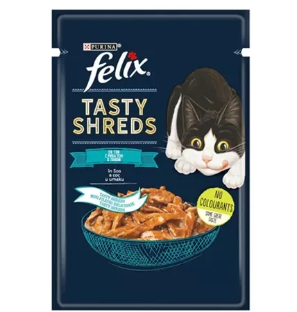 FELIX® Tasty Shreds Mixed Selection Wet Cat Food 80g