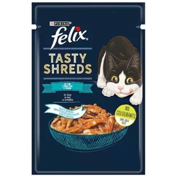 FELIX® Tasty Shreds Mixed Selection Wet Cat Food 80g
