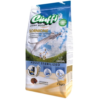 CIUFFI CAT SORNIONE ADULT STERILIZED 2kg