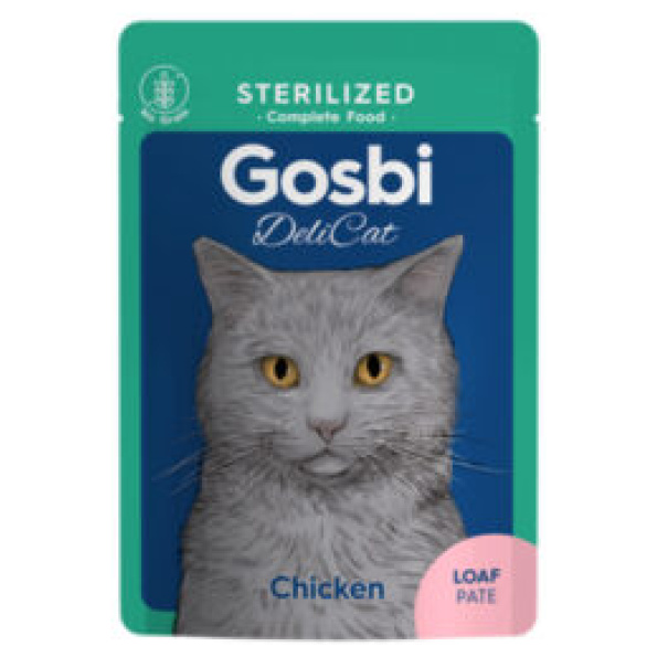 Gosbi Delicat Sterilised Chicken Cat Wet Food 70G 1 300x300 1