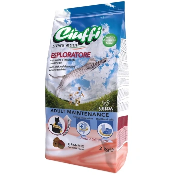 Ciuffi Dry Food For Cats Adult Complete Beef 2Kg