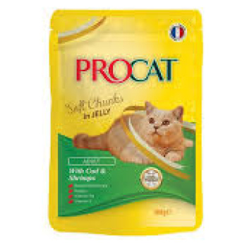 Procat Pouch Shrimp 100 GM