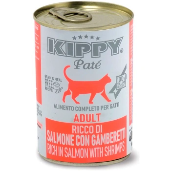 Kippy Cat Pate Rich in Salmon With Shrimps 400g