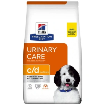 Hill's Diet Urinary Care C/D Multicare Dry Food with Chicken for Adult Dogs 4 kg