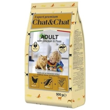 Chat & Chat Adult With Chicken & peas 900 gm