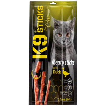 K9 Sticks - Cat's ( 3 Treat Sticks ) - Meaty Sticks With ( Duck )