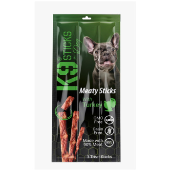 K9 sticks - dog's (3 treat sticks ) - meaty sticks with (Turkey)