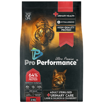 Pro Performance adult sterilised urinary care lamb - salmon - cranbery 2k